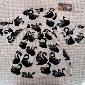 Masala Baby Black Swan Dress